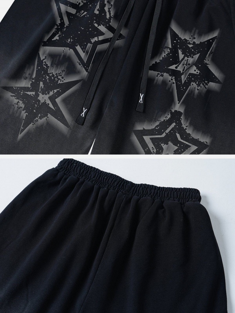 Short Aelfric Eden Star Print Noir | NHW-89505804